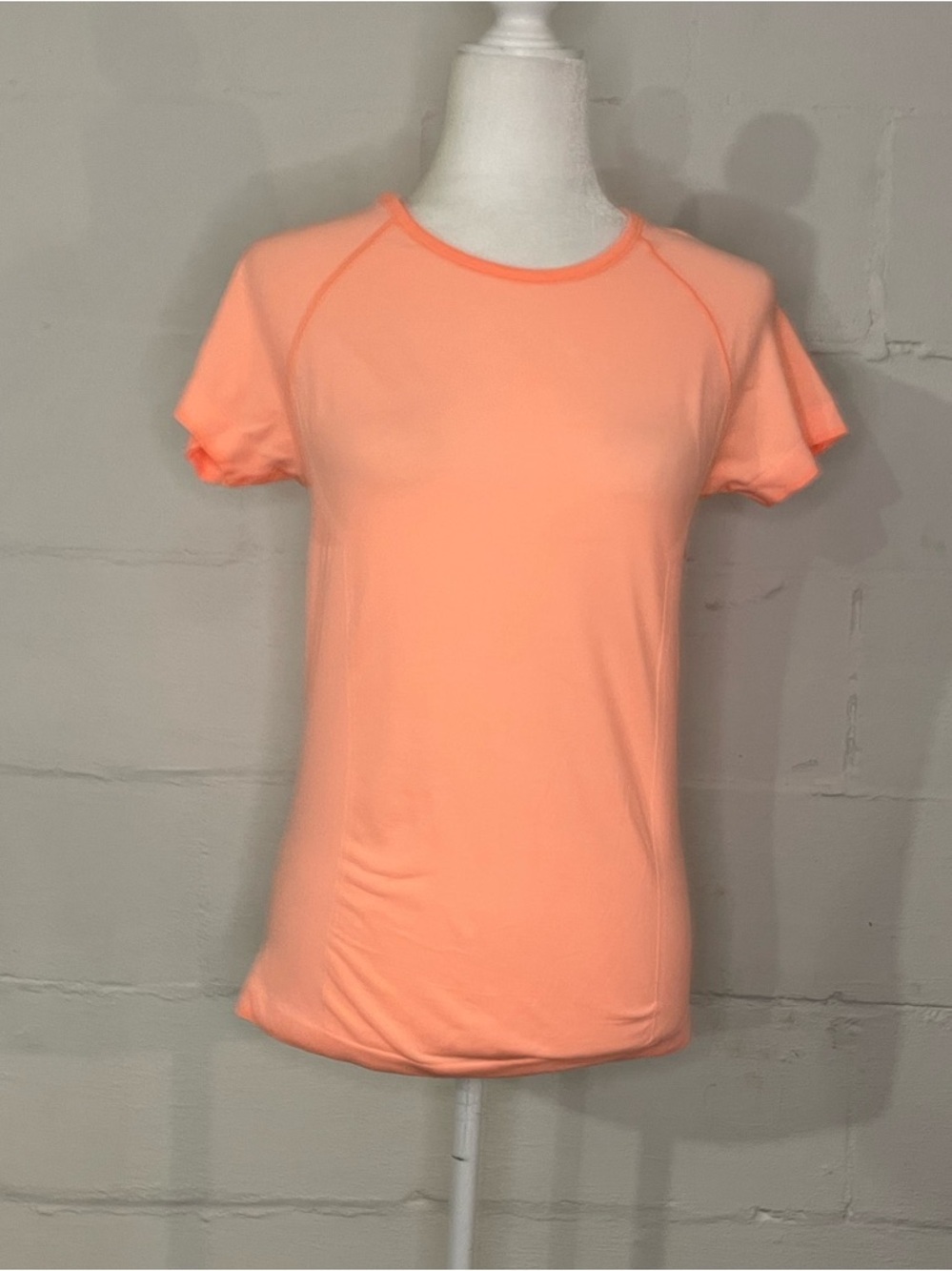 Victoria's Secret Short Sleeve Crewneck Tee - Peach/Coral
